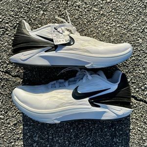 NIKE AIR ZOOM GT CUT 2 TB PROMO WHITE BLACK BASKETBALL SHOES DX6650-100 SIZE 16